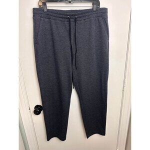 Loft Straight Crop Drawstring Pants with pockets Dress pants women size L #1145